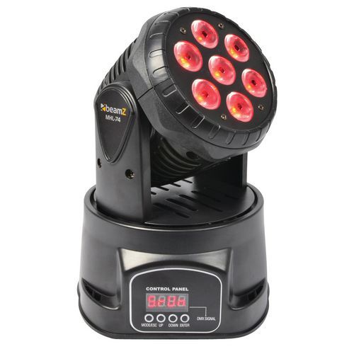 Mini lyre Wash MHL74 7x LED 10 W 4-en-1 Beamz