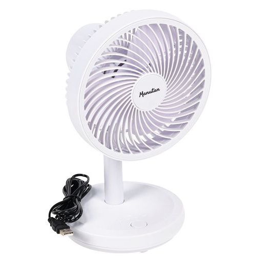 Ventilateur de table USB 5 avec oscillation - Manutan Expert