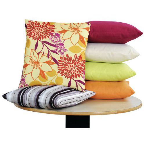 Coussin 45x45 cm coloris Abricot