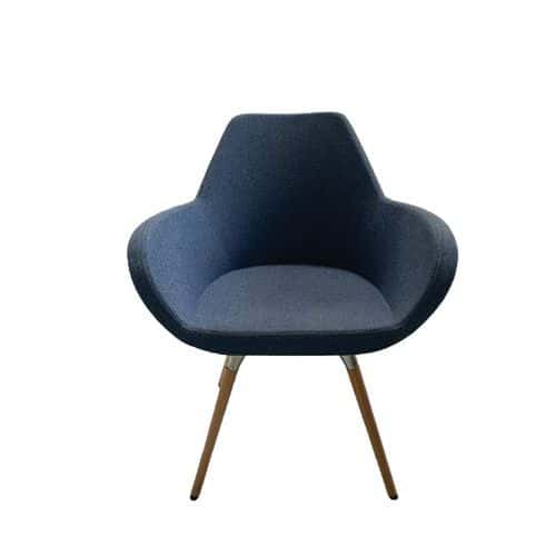 Chaise d'accueil d'occasion bleu - Eol