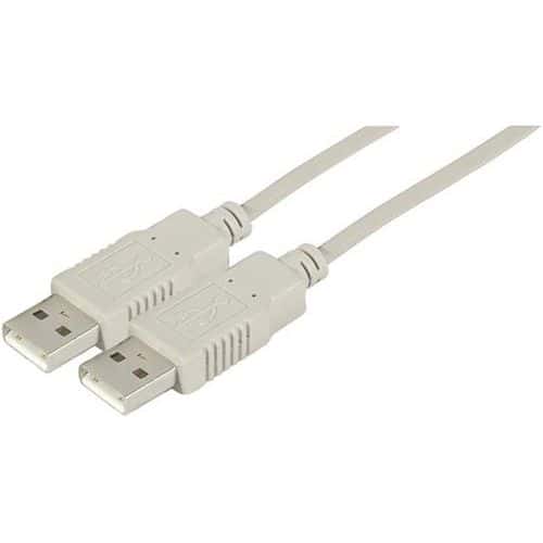 Cordon USB 2.0 type A M/M 2 m Erard D3C