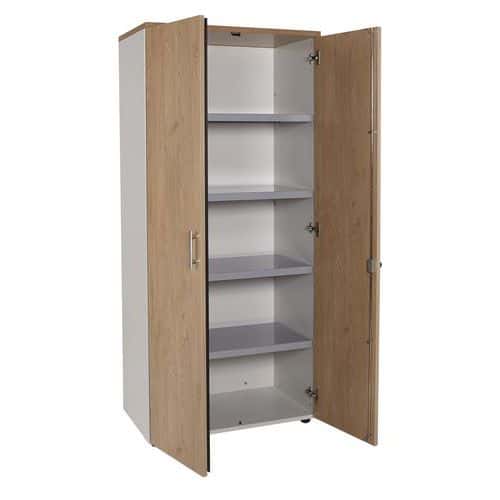 Armoire portes battantes Linéo chêne Simmob