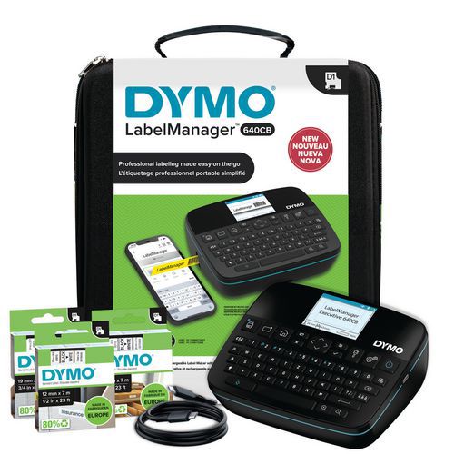 Kit etiqueteuse LabelManager® Executive 640 CB Azerty - Dymo