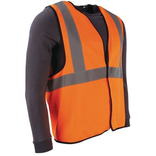 Gilet haute visibilité Orange - Manutan Expert