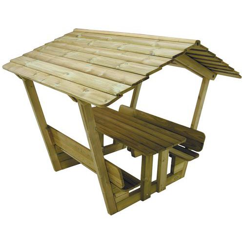 Table cabane enfant pin CLIV - MOBEXTAN