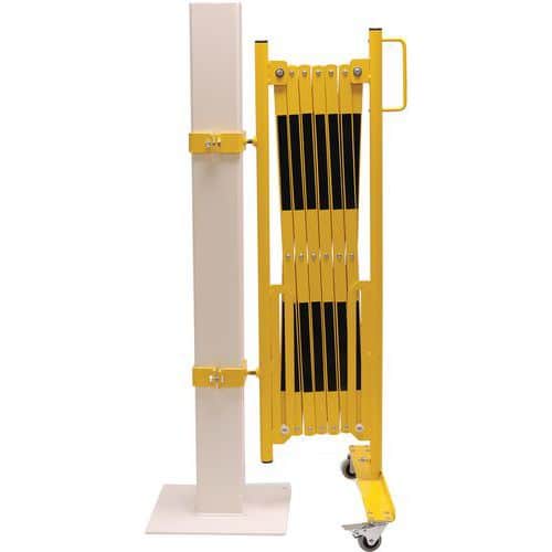 Barrière extensible avec adapteur pour poteau - Crash Stop