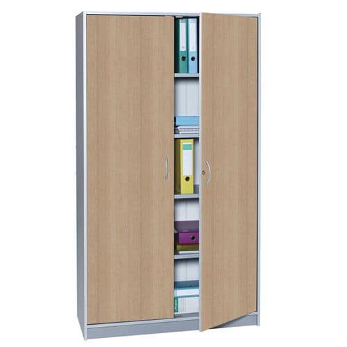 Armoire portes battantes couleur caisson aluminium - Manutan Expert