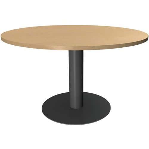 Table de réunion Azari ronde pied central