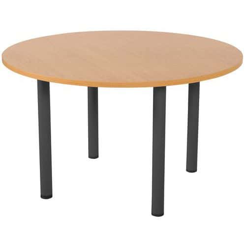 Table de réunion Azari ronde 4 pieds