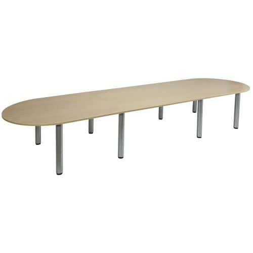 Table Ovale Conseil 4, 6 ou 8 pieds tube