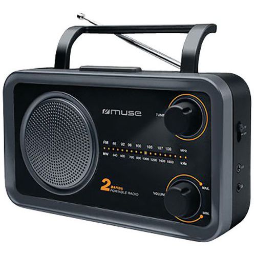 Radio portable piles ou secteur MUSE-M06DS