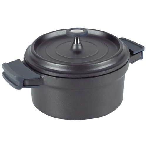 Cocotte ronde 24 cm Noire - LACOR - Fundicion