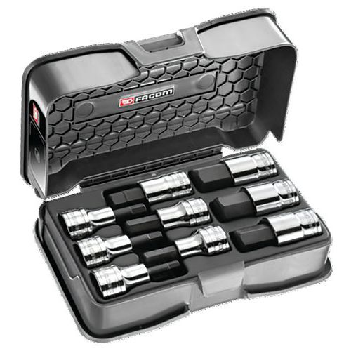 Coffret douilles tournevis 6 pans 1/2 STM.J9APB - Facom