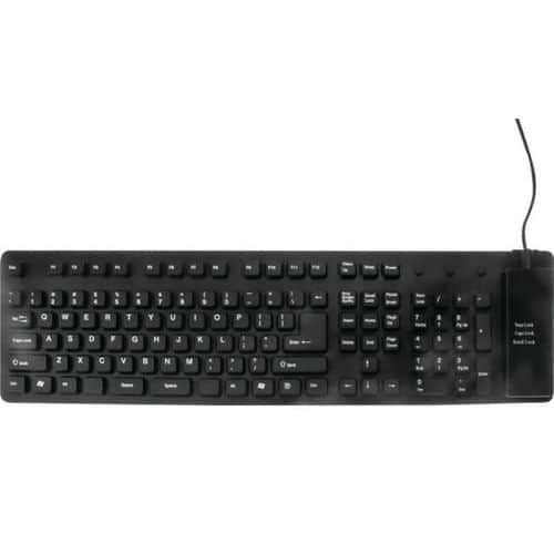 Clavier en silicone souple et étanche lavable