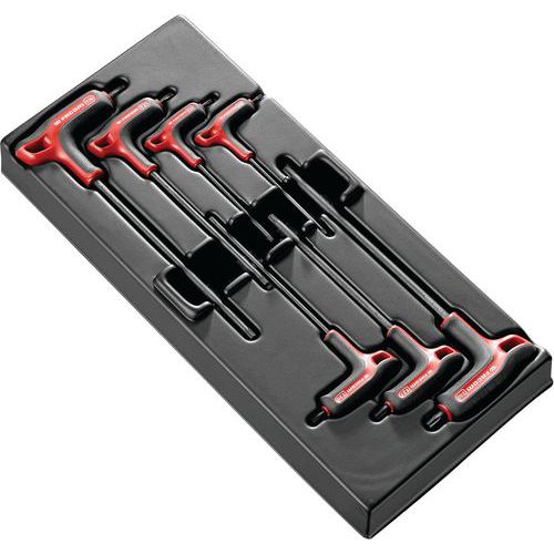 Module de 7 clés mâles en T Torx