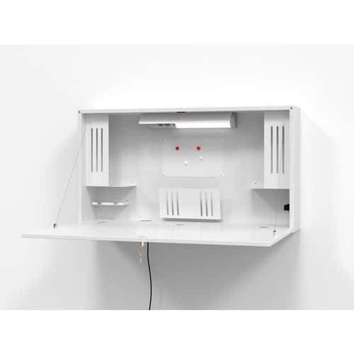 Bureau mural pliable - 120 cm - Hammerbacher