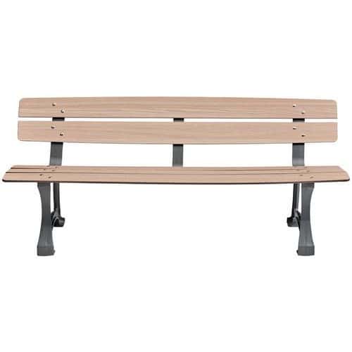 Banc PRAGUE 1.80 m bois/métal - BUTON DESIGN