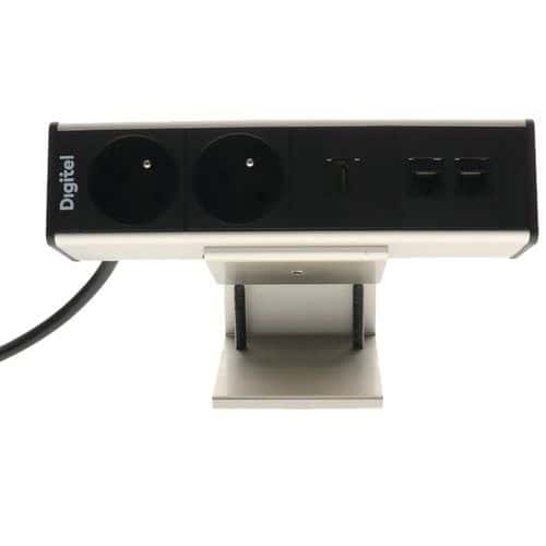 Boitier Desk Up 2x PC + 1x HDMI + 2x RJ45