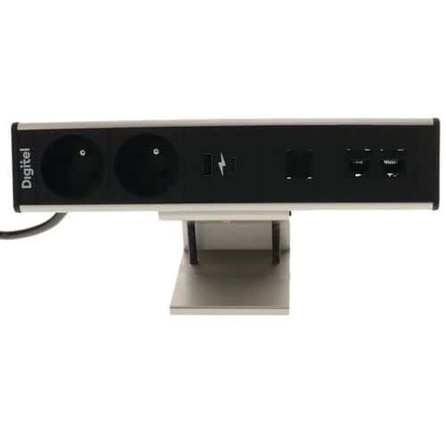 Boitier Desk Up 2 PC + HDMI + 2XRJ45 - Digitel