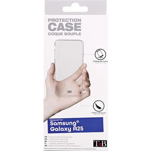 Coque souple transparente pour Samsung Galaxy A25 - TNB