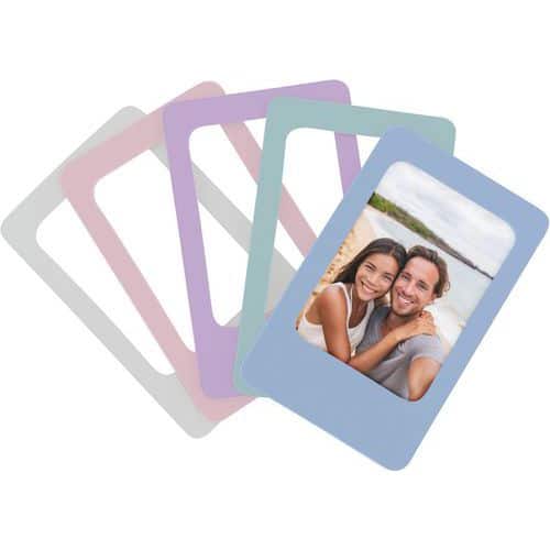 Cadre photos magnetiques format mini Lensy - Lot de 5 assortis - TNB