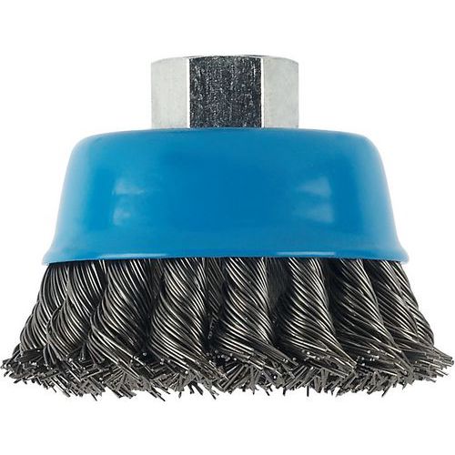 Brosse boisseau diamètre100 acier 0,8