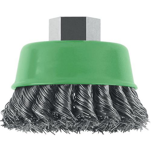 Brosse boisseau diamètre75 inox 0,5 h