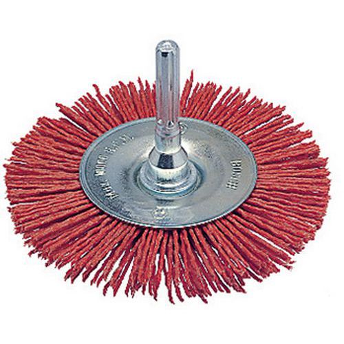 Brosse circulaire diamètre 100mm à fils nylon