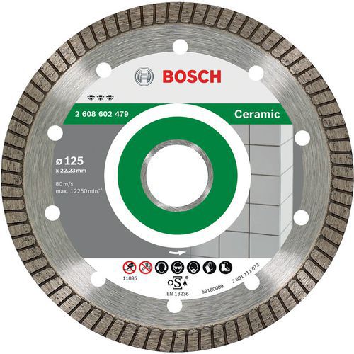 Disques à tronçonner diamantés Best for Ceramic Extraclean Turbo