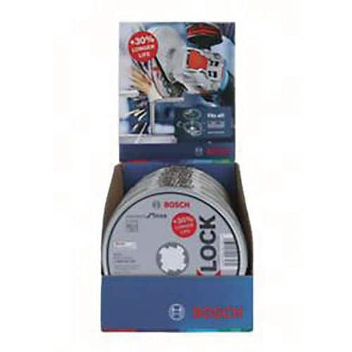 Disques Xlock std inox 125x1.6 plat - Bosch