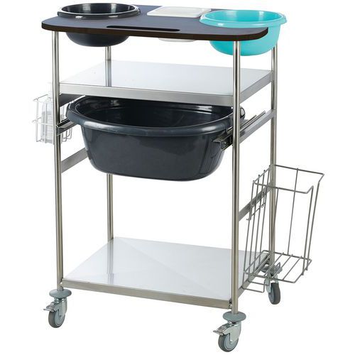 Chariot Optimum p/ la toilette et collecte du linge-Sclessin Fonction Linge