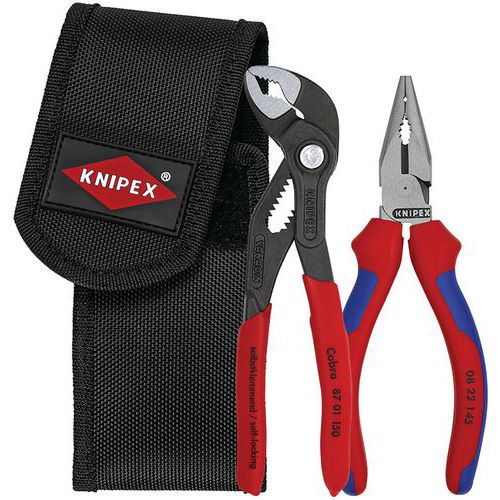 Jeu de pinces multiprise cobra et pince universelle  - Knipex