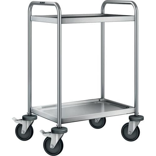 Chariot de service SW 6 x 4 acier galvanisé roues_Blanco