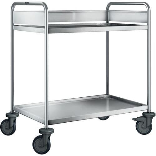 Chariot de débarrassage ARW 9 x 6-2 avec roues en plastique_Blanco