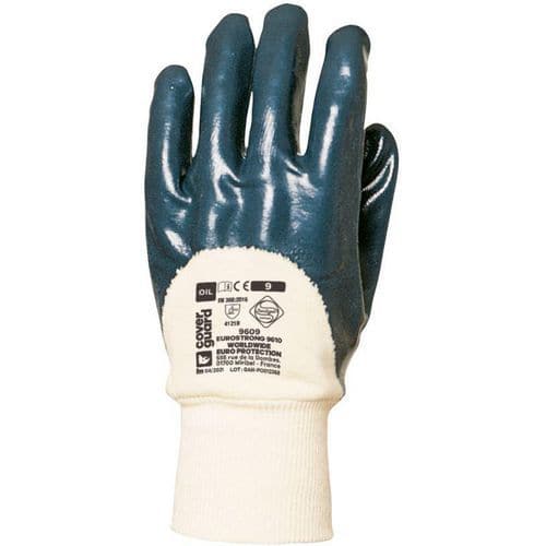 Gants Eurostrong 9610 double enduit nitrile actifresh - Coverguard