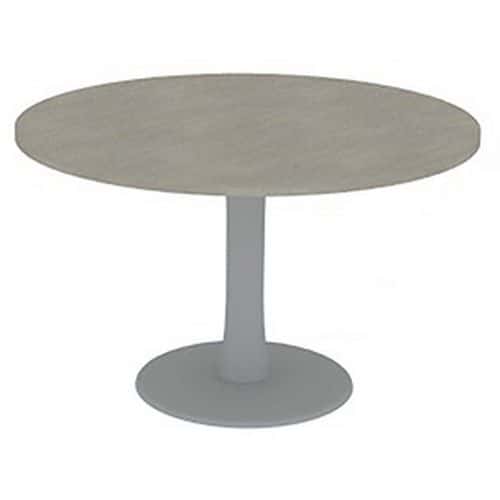 Table de réunion avec plateau ronde diamètre 120 cm - Quadrifoglio