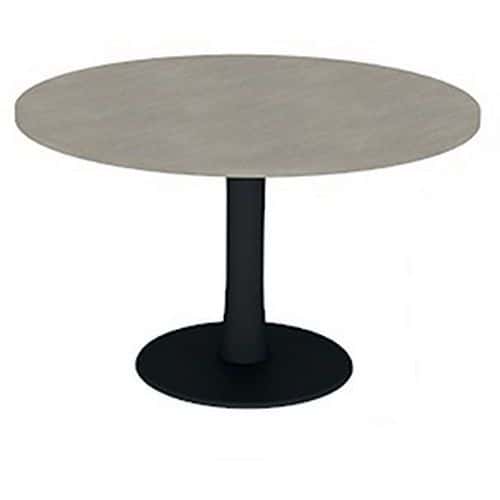 Table de réunion avec plateau ronde diamètre 120 cm - Quadrifoglio