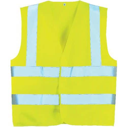 Gilet hi-viz double bande et baudrier - Classe 2 - Coverguard