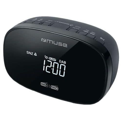 Radio-réveil double alarme MUSE - M150CDB