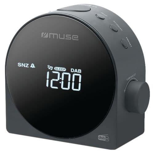 Radio-réveil double alarme MUSE - M185CDB