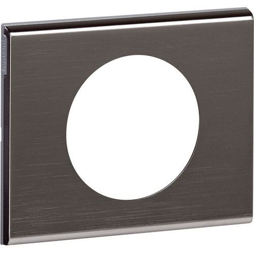 LEGRAND - Plaque black nickel anthracite