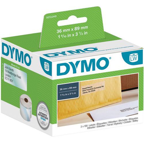 Étiquette pour imprimantes à étiquettes Dymo LabelWriter