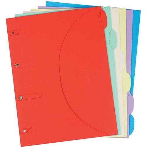 Chemise Smartfolder 3 rabats avec oeillets et velcro - Tarifold