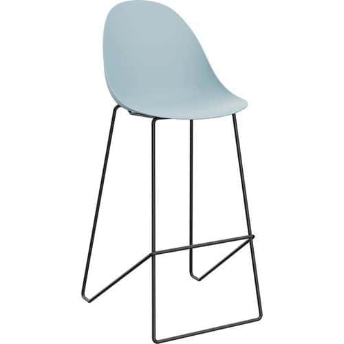 Tabouret haut Void pied noir - Paperflow