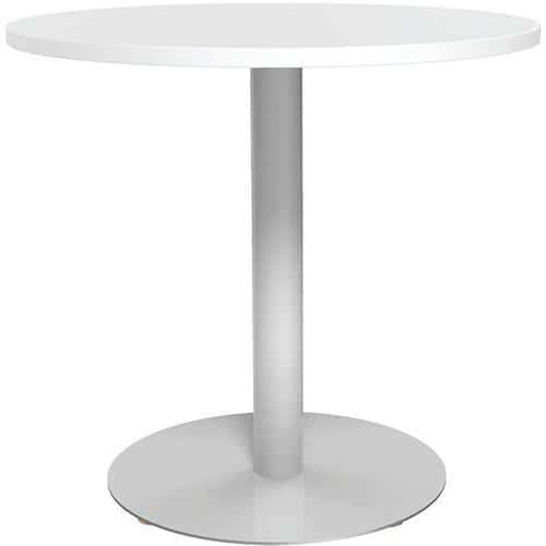 Table de réunion ronde 80cm pied tulipe