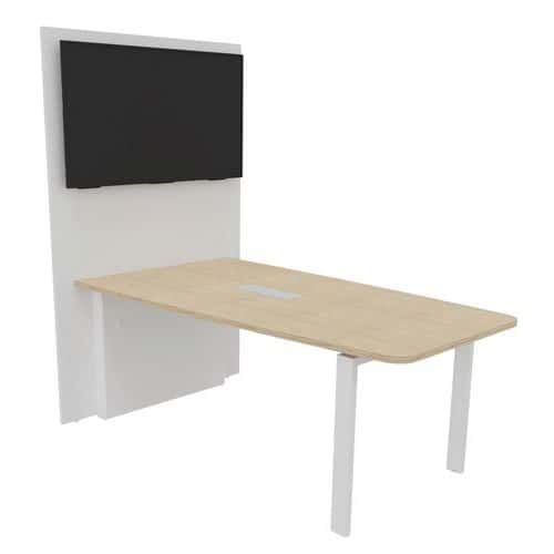 Station Visio Hub table hauteur standard Buronomic