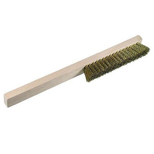 Brosse métallique avec manche en bois - Osborn