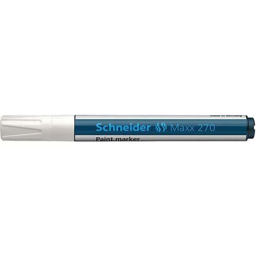 Marqueur - Maxx 270 - 1-3mm - blanc - Schneider