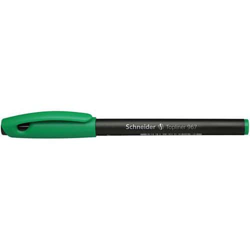 Fineliner - Topliner 967 - 0,4mm - noir/vert - Schneider