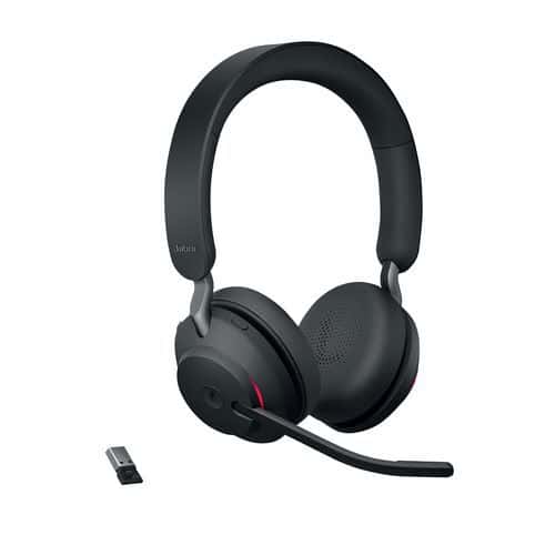 Micro-casque filaire Evolve2 65 Duo USB-A MS Link 380a - Jabra